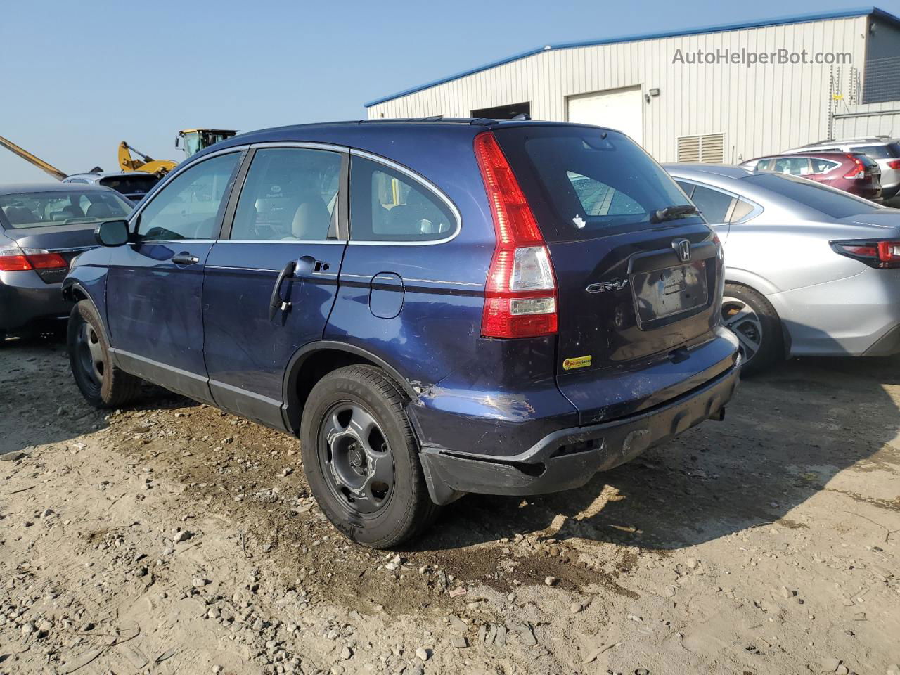 2009 Honda Cr-v Lx Blue vin: 5J6RE38309L010459