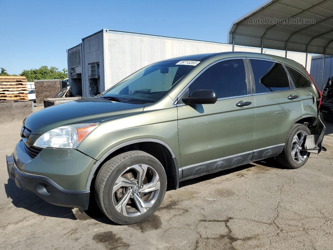 2009 Honda Cr-v Lx Green vin: 5J6RE38309L016391