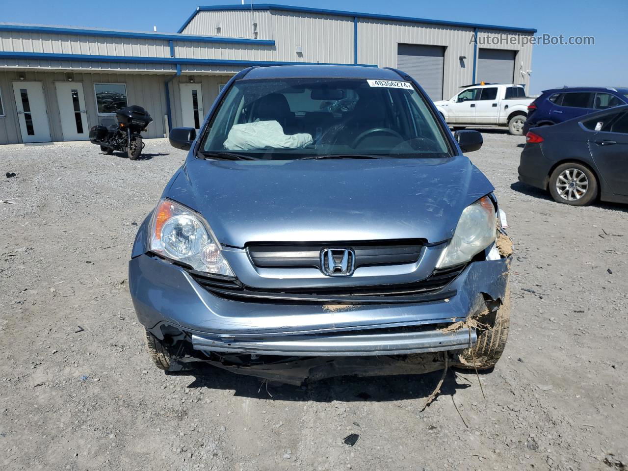 2009 Honda Cr-v Lx Blue vin: 5J6RE38309L029660