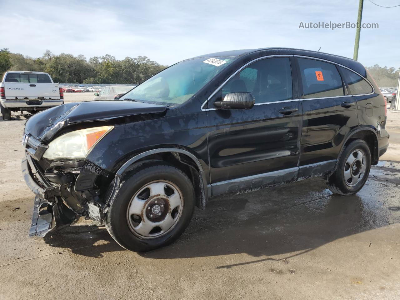 2009 Honda Cr-v Lx Black vin: 5J6RE38329L013296