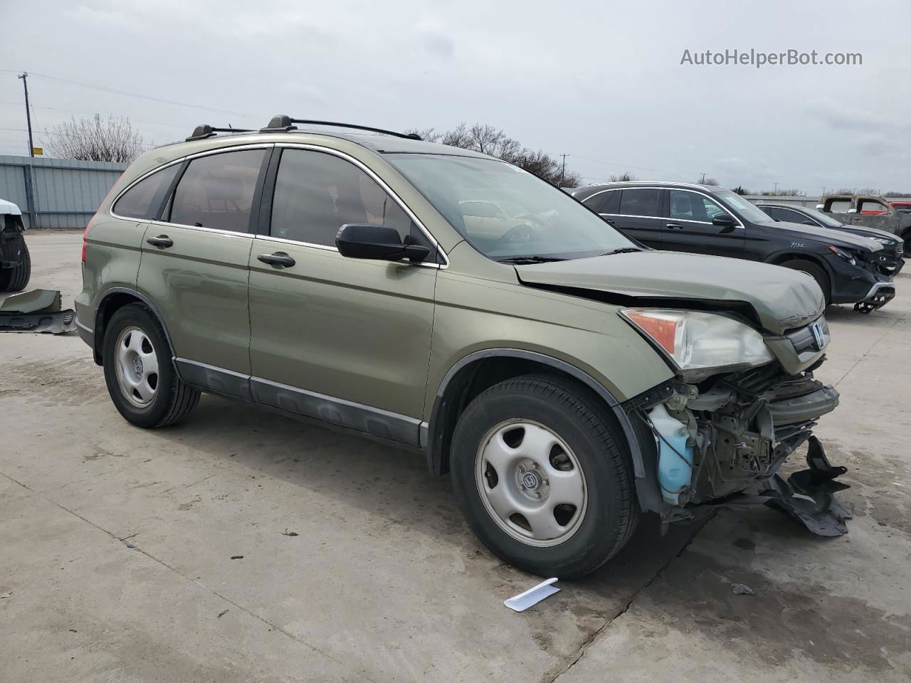 2009 Honda Cr-v Lx Зеленый vin: 5J6RE38329L017512