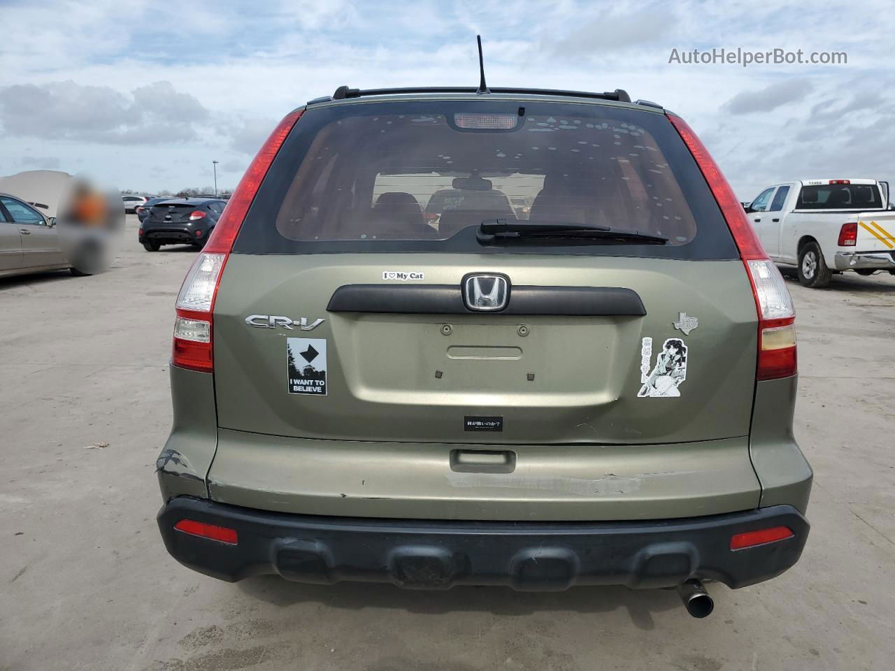 2009 Honda Cr-v Lx Зеленый vin: 5J6RE38329L017512