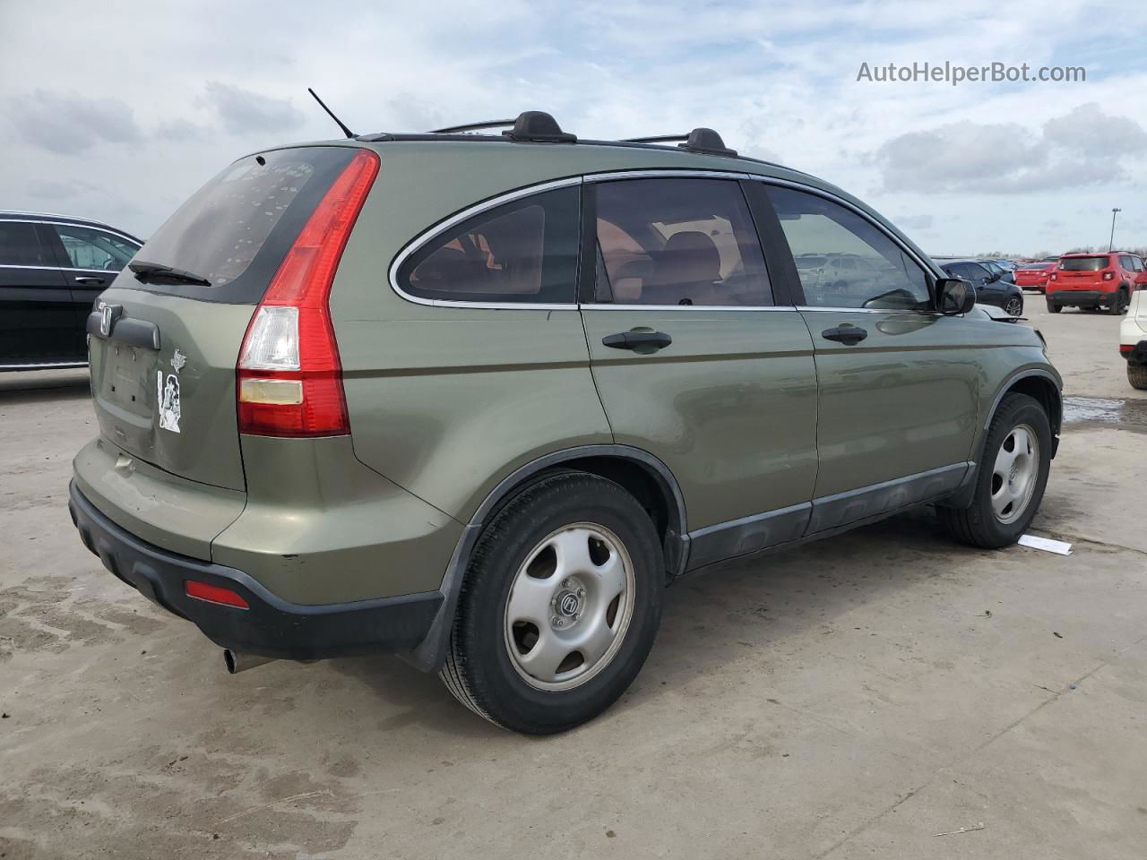 2009 Honda Cr-v Lx Зеленый vin: 5J6RE38329L017512