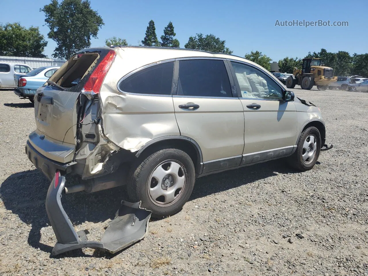 2009 Honda Cr-v Lx Beige vin: 5J6RE38339L023416