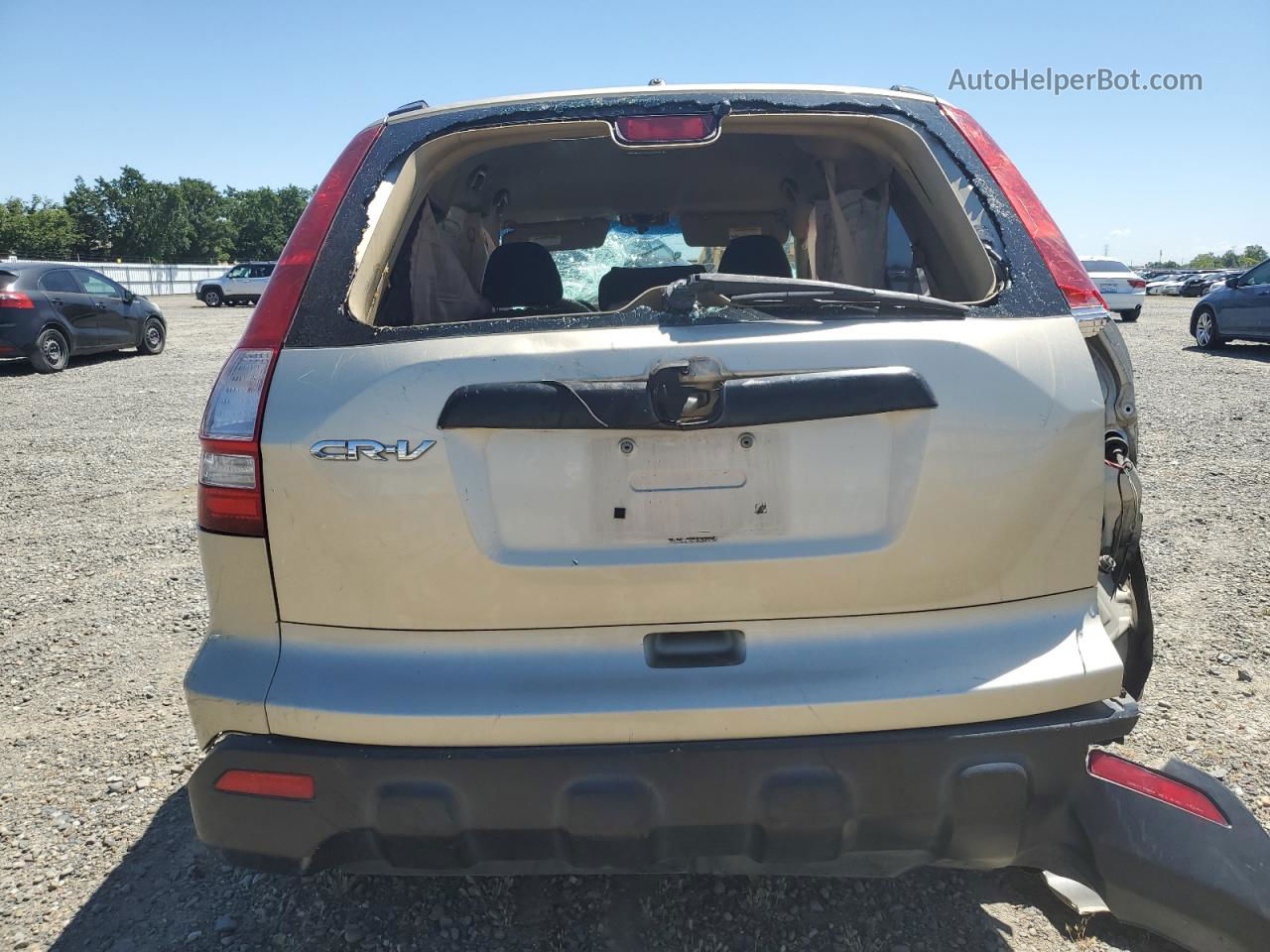 2009 Honda Cr-v Lx Beige vin: 5J6RE38339L023416