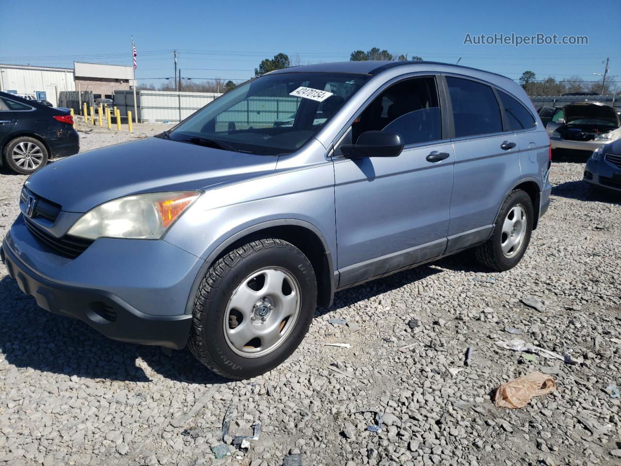 2009 Honda Cr-v Lx Синий vin: 5J6RE38339L028227