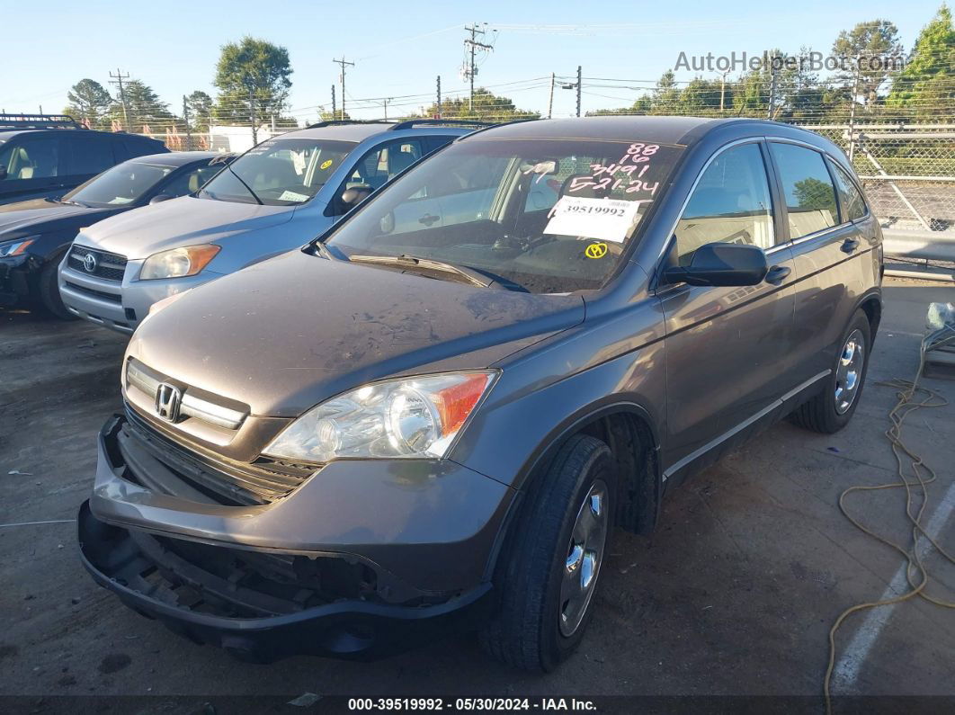 2009 Honda Cr-v Lx Gray vin: 5J6RE38359L003491