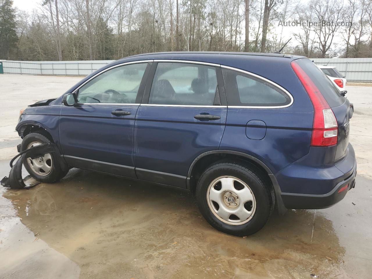 2009 Honda Cr-v Lx Синий vin: 5J6RE38369L010918