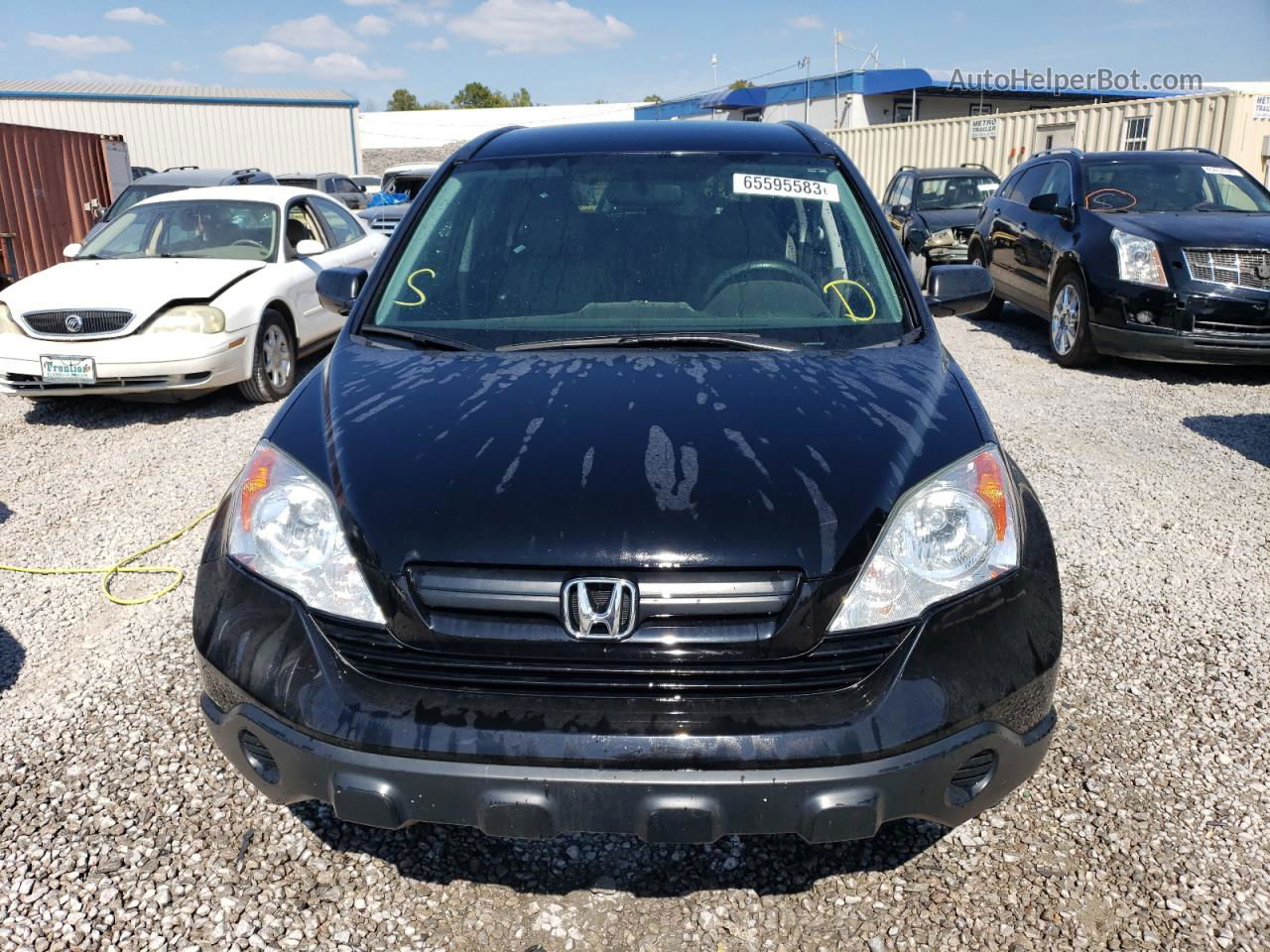 2009 Honda Cr-v Lx Черный vin: 5J6RE38389L016042