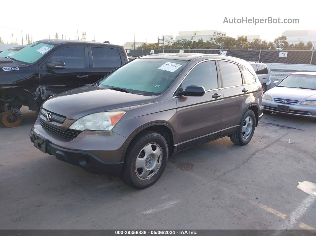 2009 Honda Cr-v Lx Gray vin: 5J6RE38389L027767