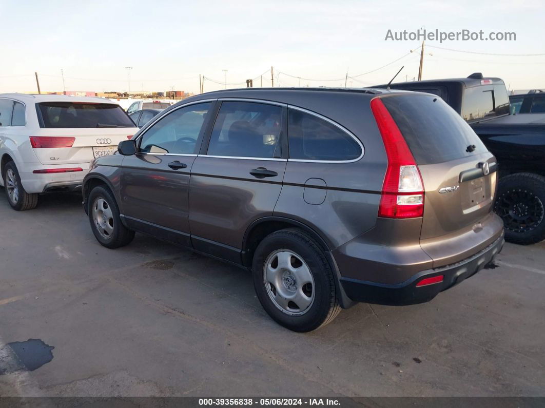 2009 Honda Cr-v Lx Gray vin: 5J6RE38389L027767