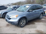 2009 Honda Cr-v Lx Blue vin: 5J6RE38389L034444