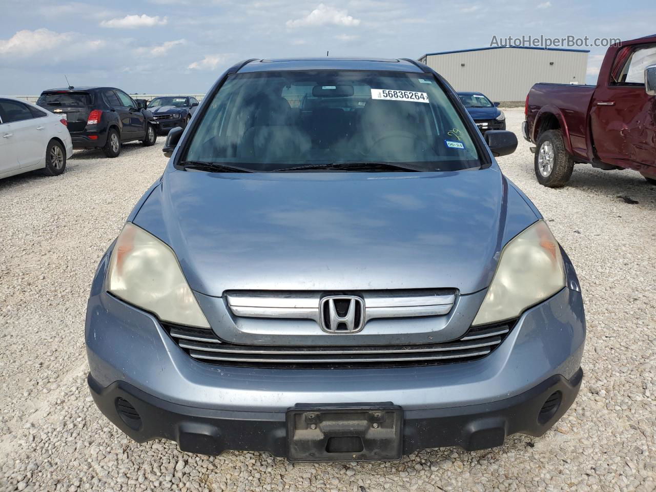 2009 Honda Cr-v Ex Blue vin: 5J6RE38509L023858