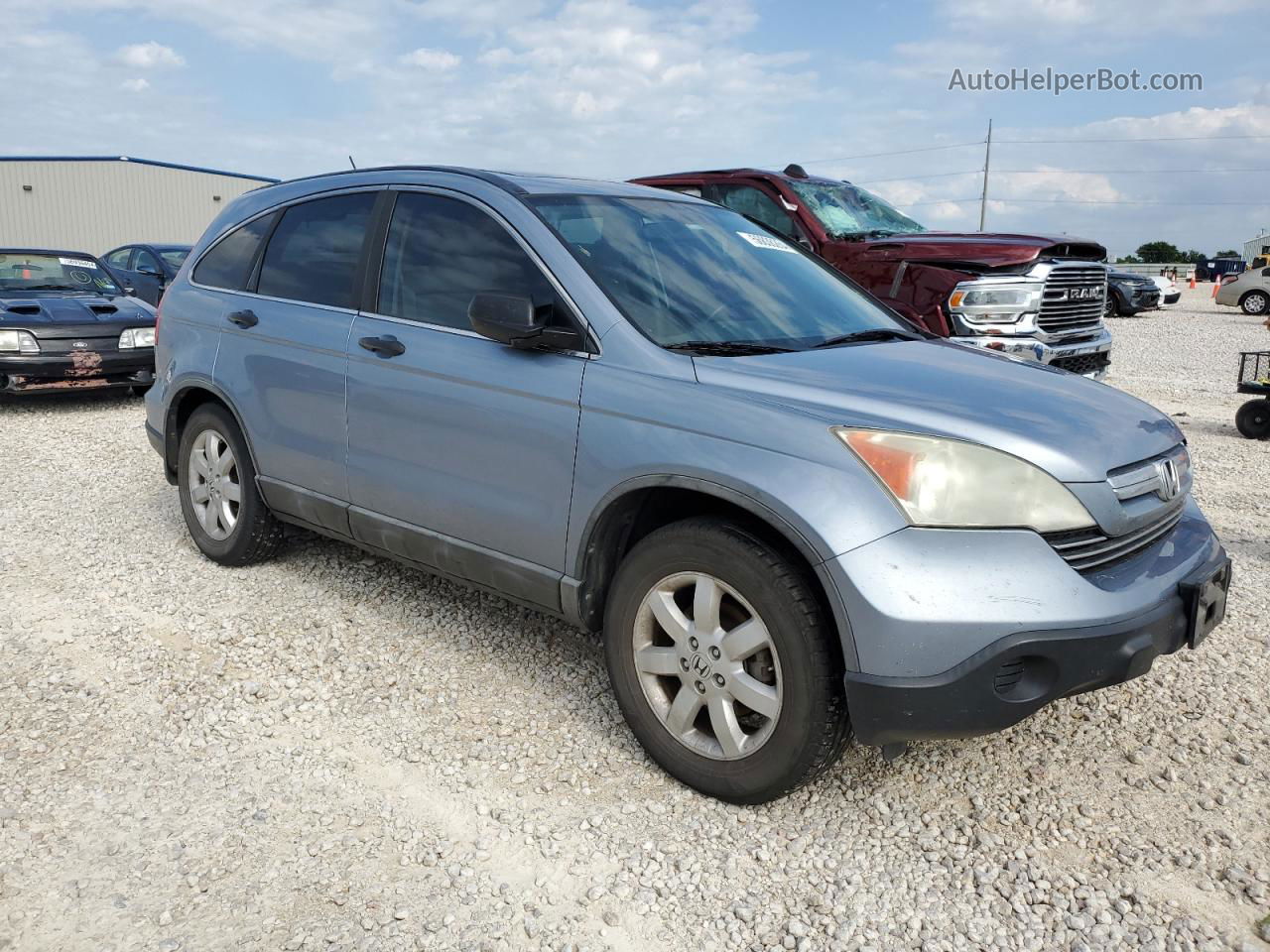 2009 Honda Cr-v Ex Blue vin: 5J6RE38509L023858