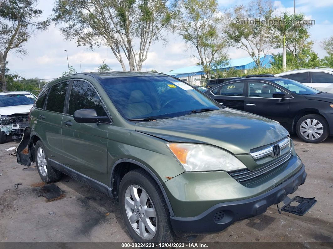 2009 Honda Cr-v Ex Green vin: 5J6RE38519L028714