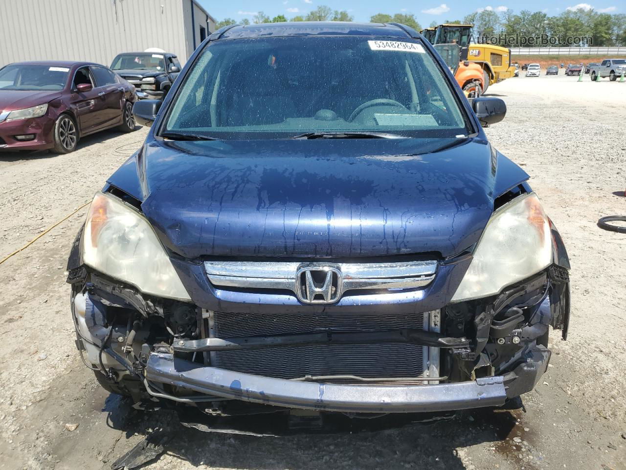 2009 Honda Cr-v Ex Blue vin: 5J6RE38539L007766