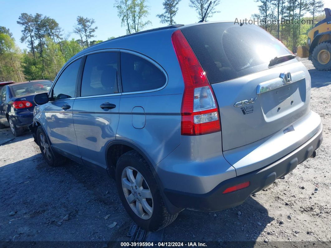 2009 Honda Cr-v Ex Light Blue vin: 5J6RE38549L005136