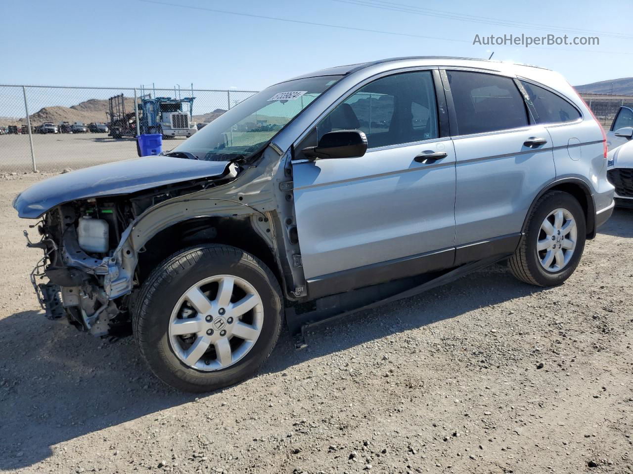 2009 Honda Cr-v Ex Blue vin: 5J6RE38549L034054