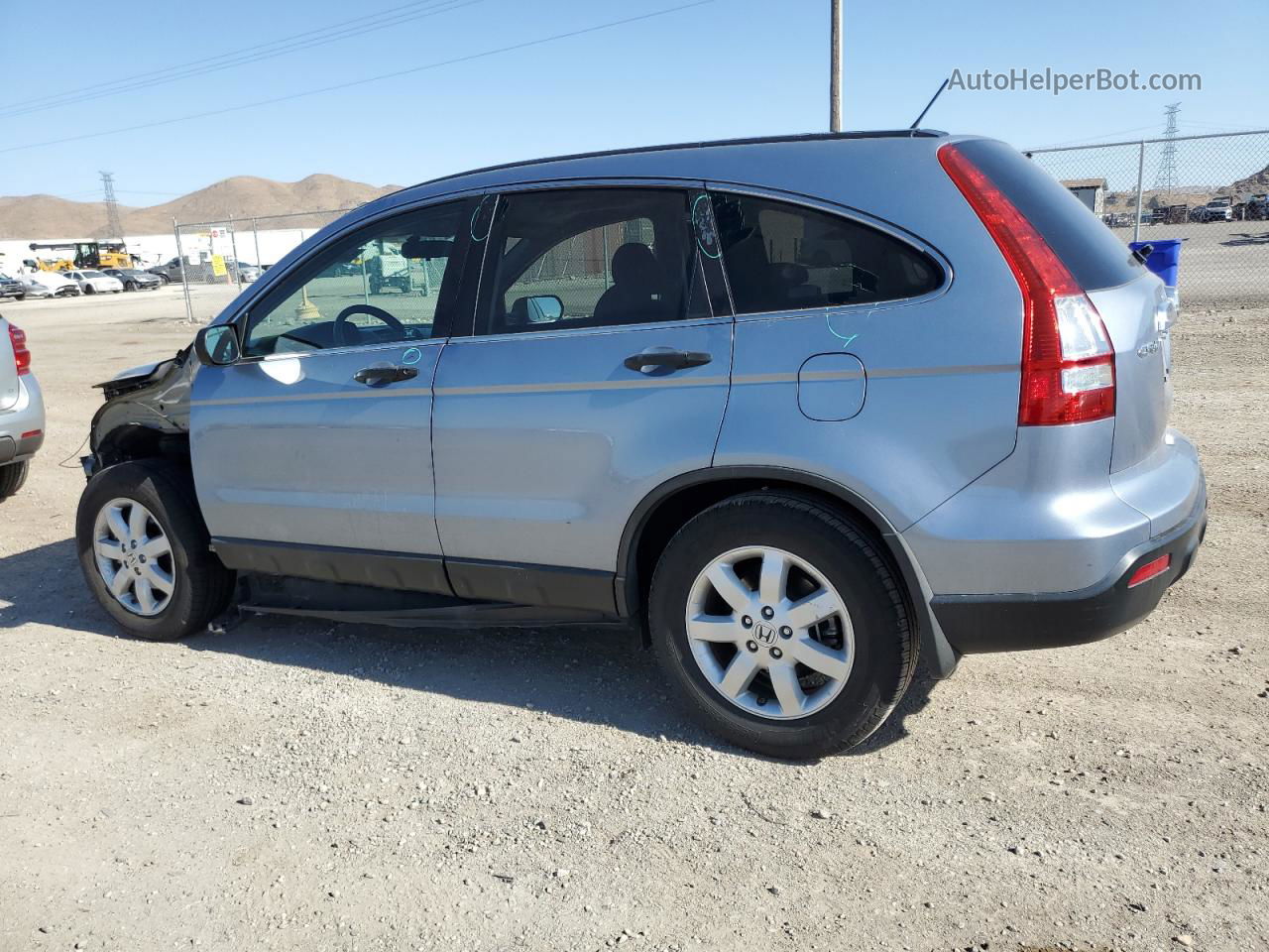 2009 Honda Cr-v Ex Blue vin: 5J6RE38549L034054