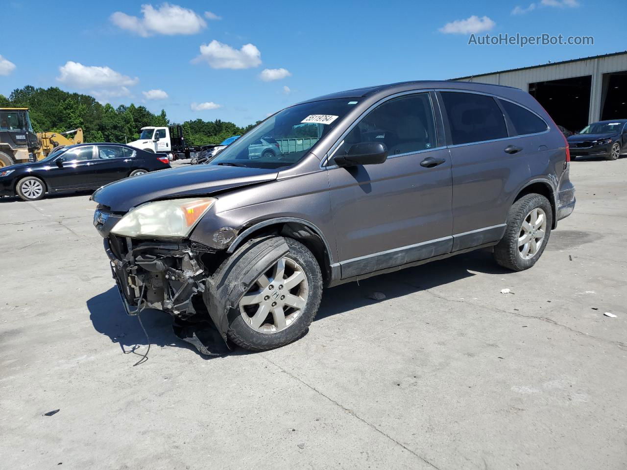 2009 Honda Cr-v Ex Tan vin: 5J6RE38579L008113