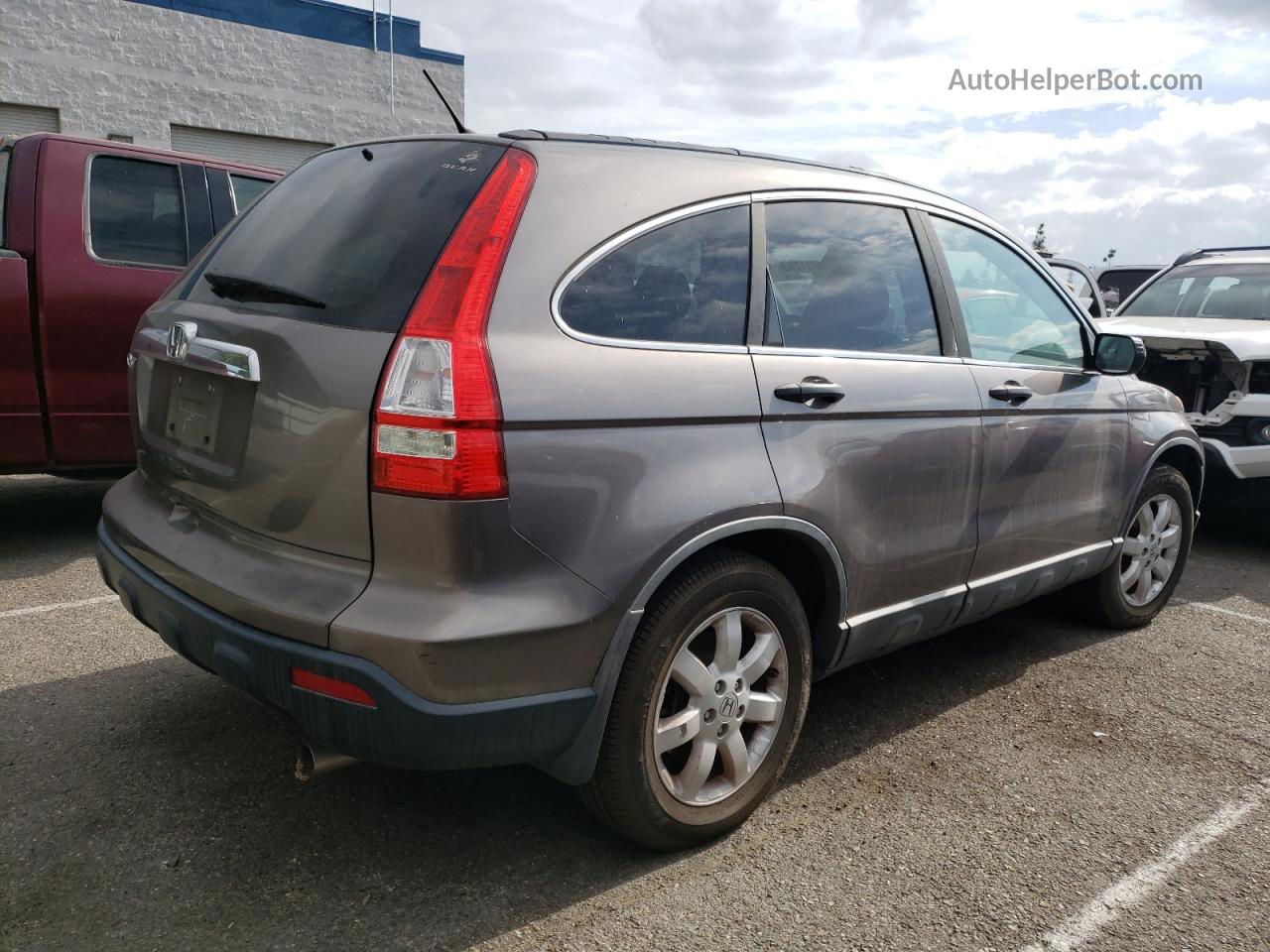 2009 Honda Cr-v Ex Brown vin: 5J6RE38579L017572