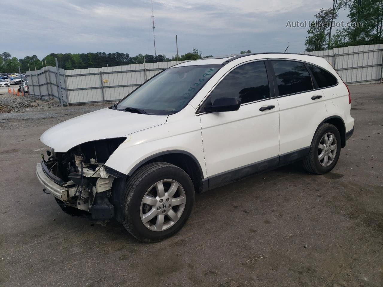 2009 Honda Cr-v Ex Белый vin: 5J6RE38599L012566