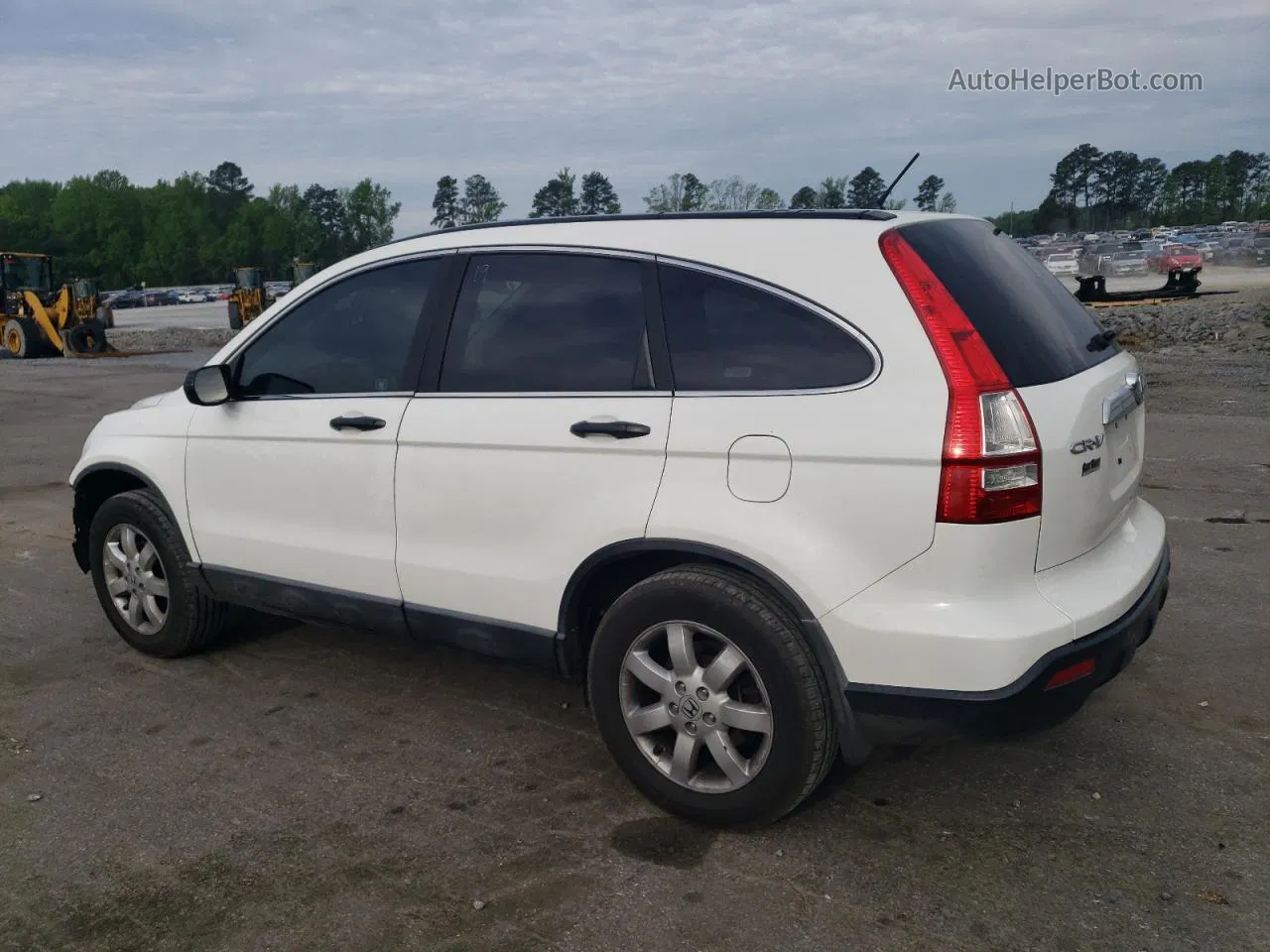 2009 Honda Cr-v Ex White vin: 5J6RE38599L012566