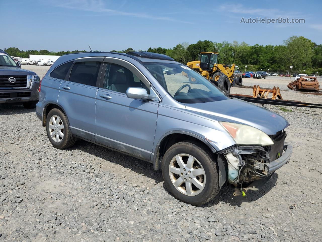 2009 Honda Cr-v Exl Blue vin: 5J6RE38719L021506