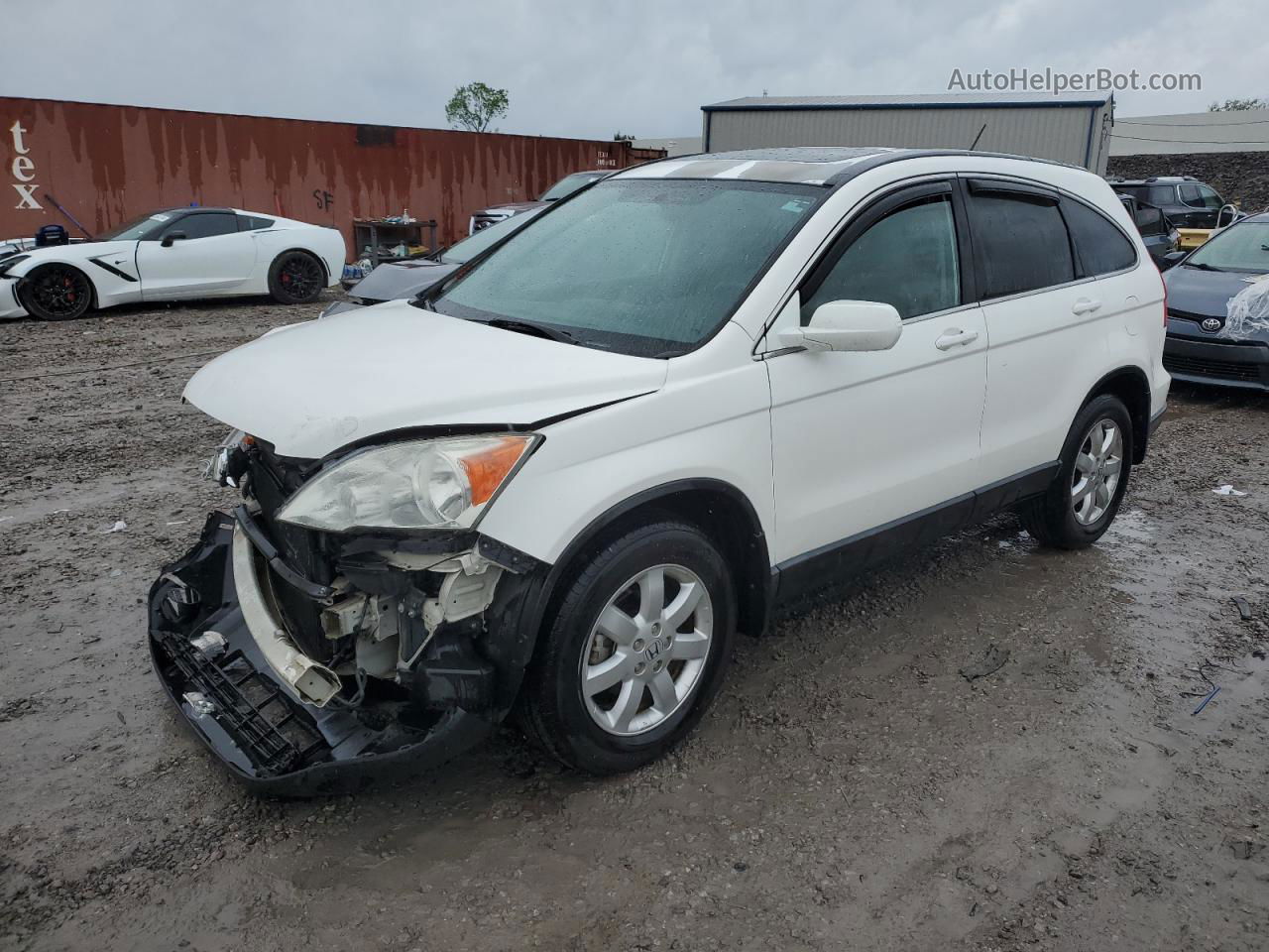 2009 Honda Cr-v Exl Черный vin: 5J6RE38749L008622