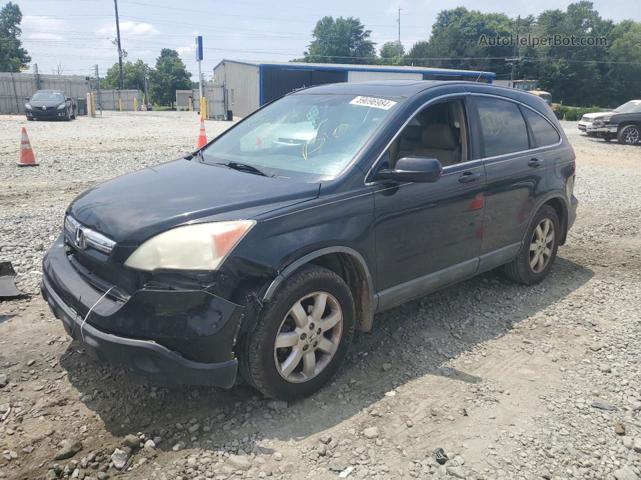 2009 Honda Cr-v Exl Blue vin: 5J6RE38749L033939