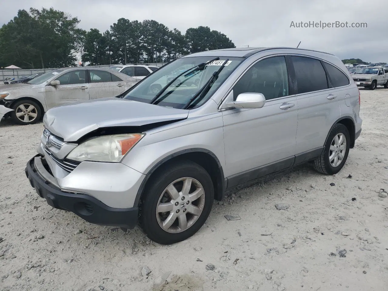 2009 Honda Cr-v Exl Silver vin: 5J6RE38759L026627