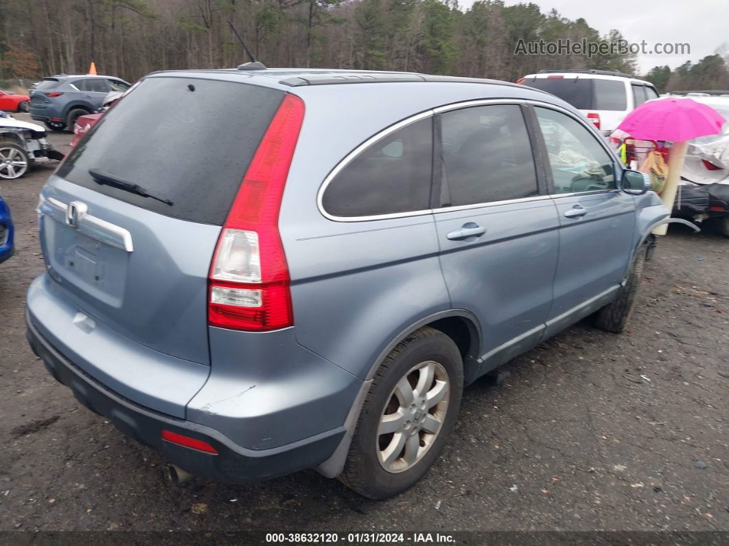 2009 Honda Cr-v Ex-l Blue vin: 5J6RE38759L035053