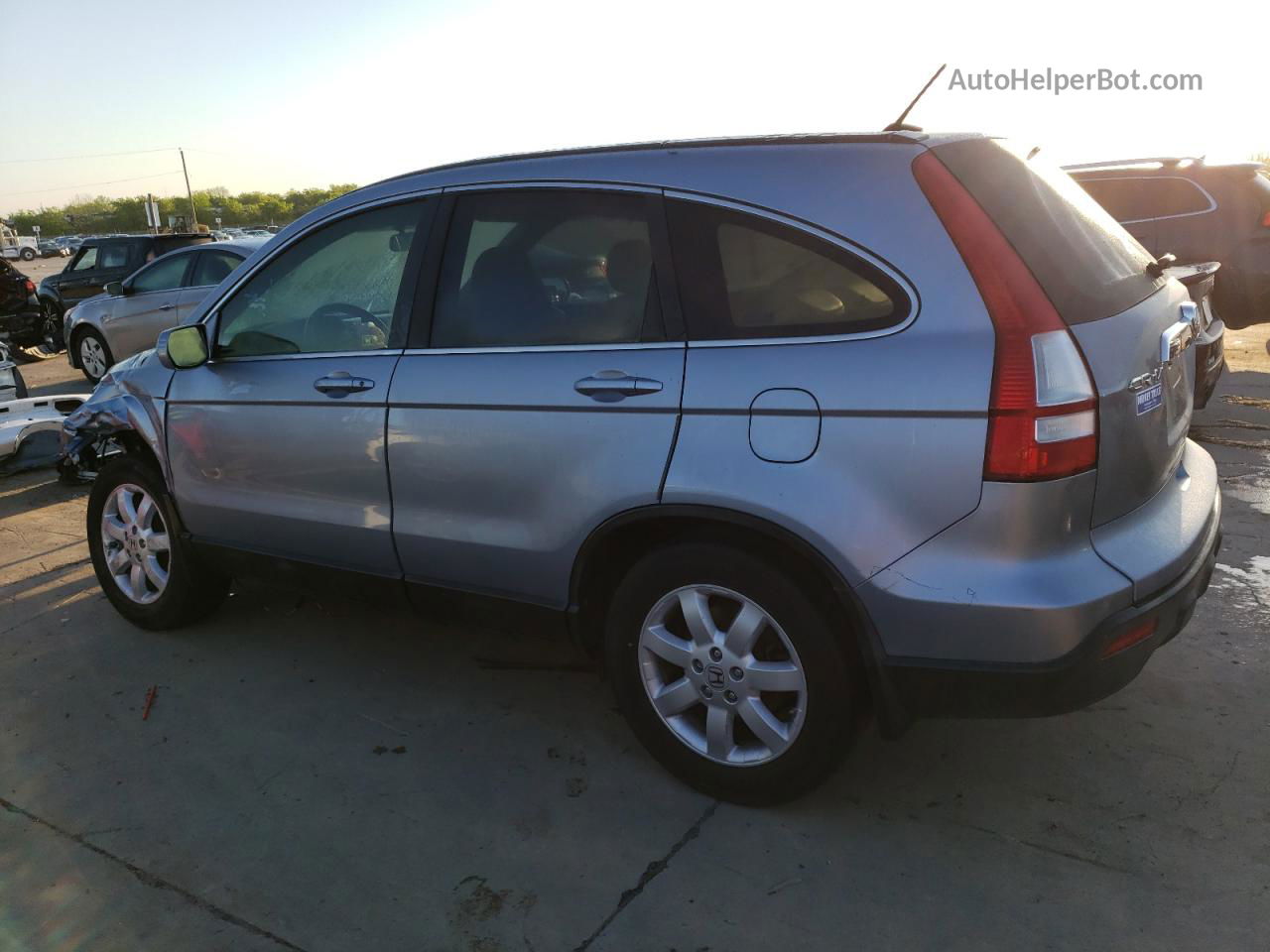 2009 Honda Cr-v Exl Blue vin: 5J6RE38779L027620