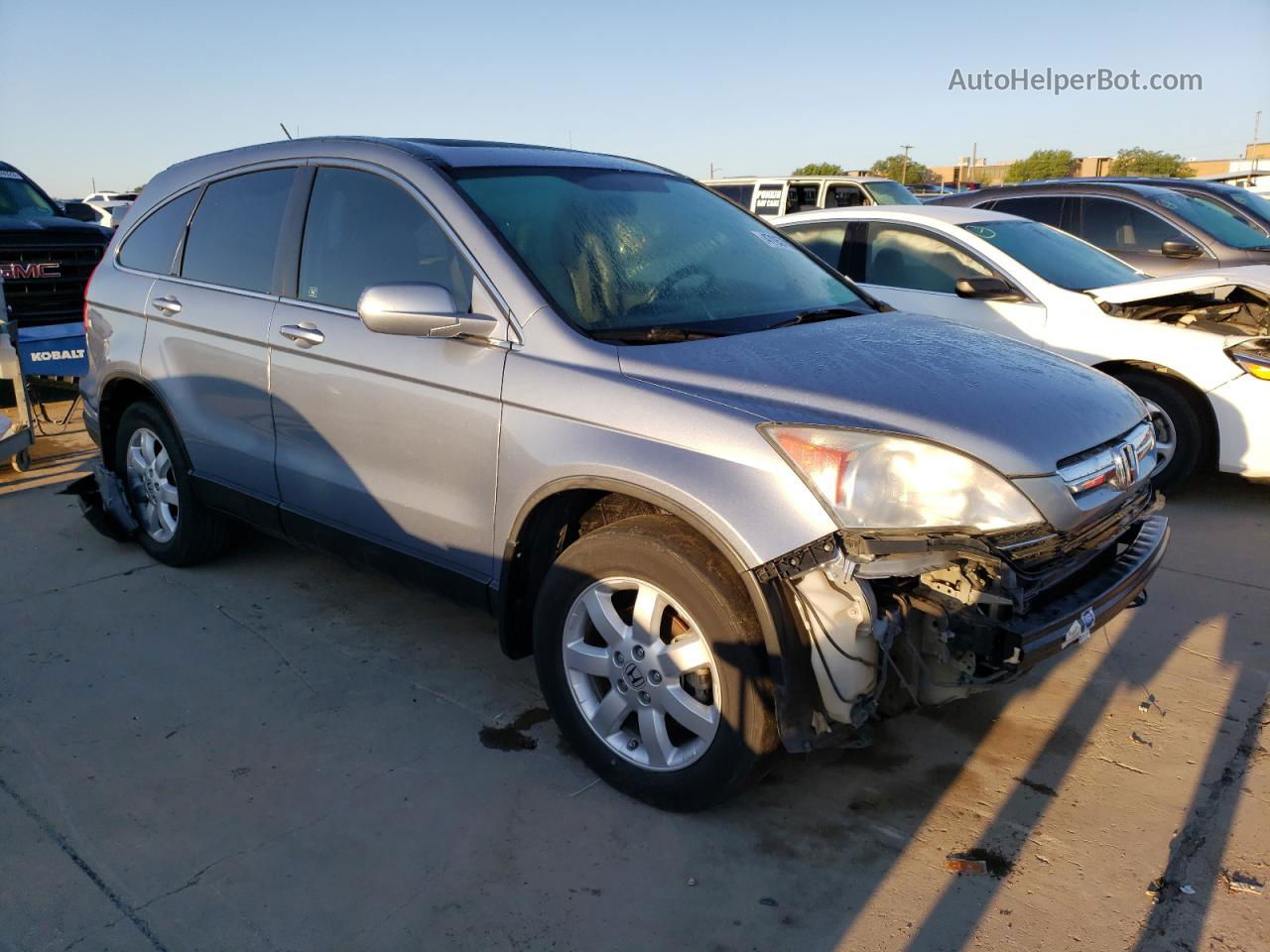 2009 Honda Cr-v Exl Blue vin: 5J6RE38779L027620