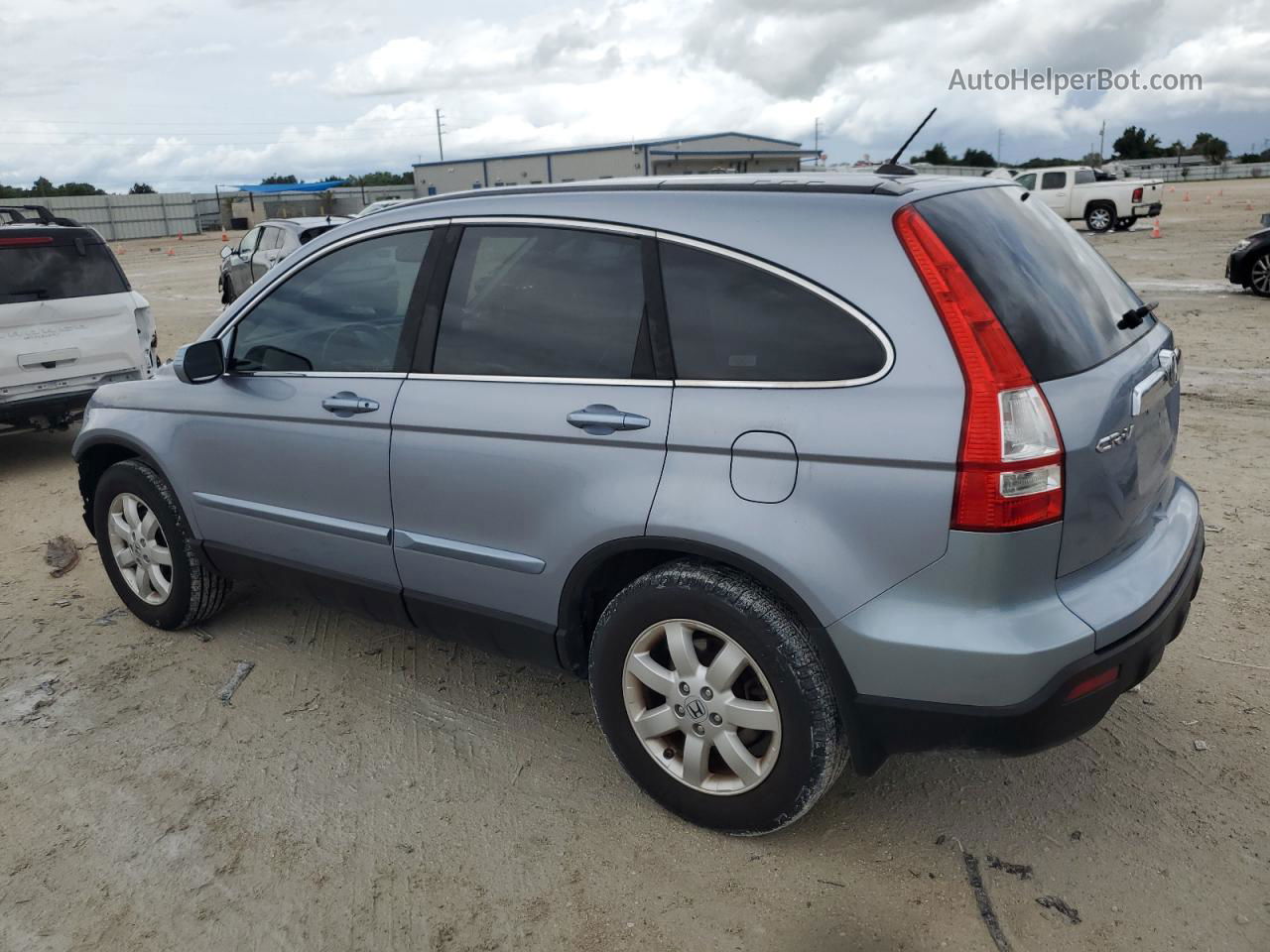 2009 Honda Cr-v Exl Синий vin: 5J6RE387X9L016000