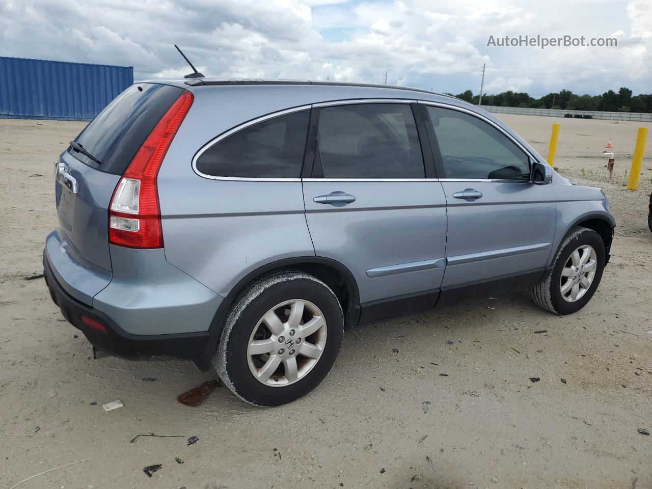 2009 Honda Cr-v Exl Blue vin: 5J6RE387X9L016000