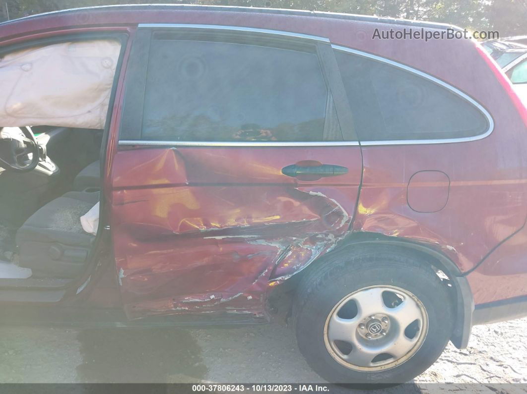 2010 Honda Cr-v Lx Red vin: 5J6RE3H30AL035351