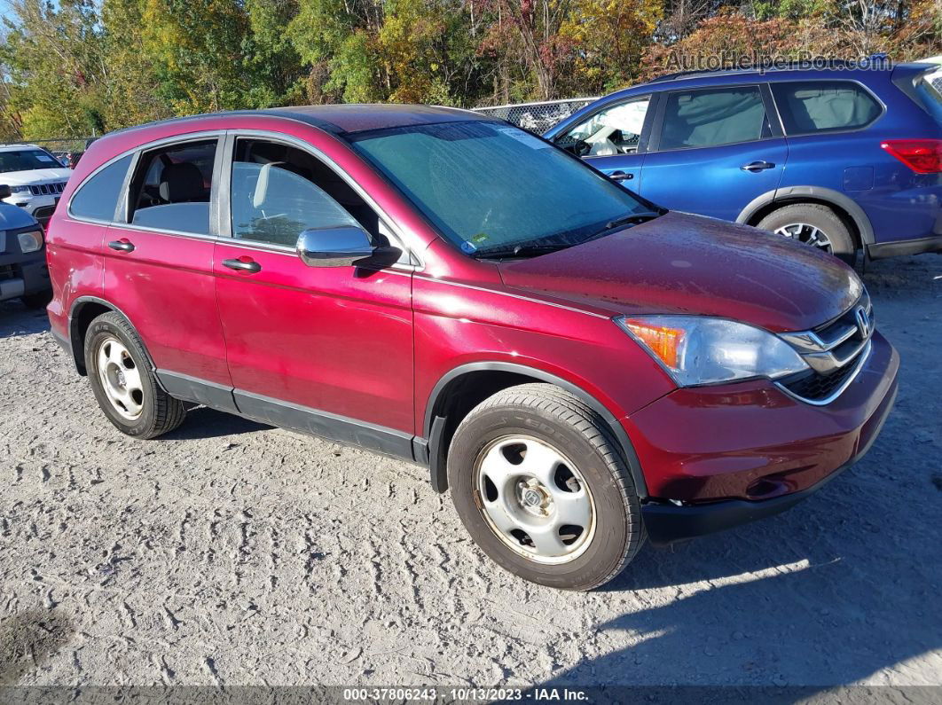 2010 Honda Cr-v Lx Красный vin: 5J6RE3H30AL035351