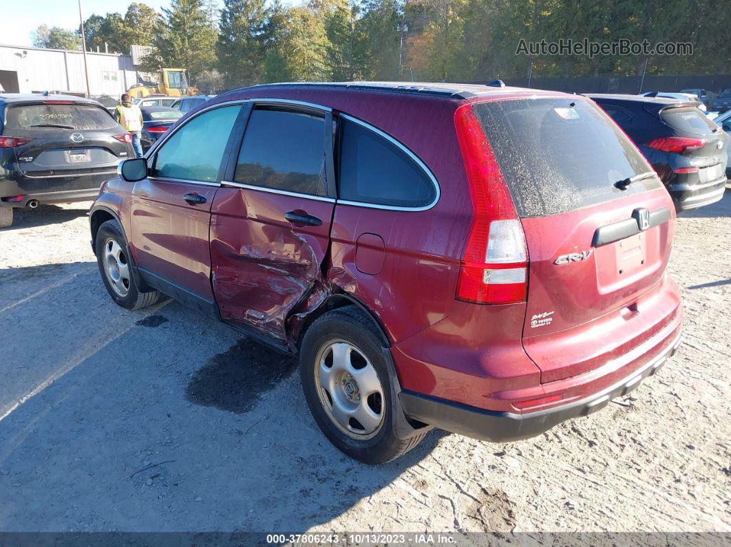 2010 Honda Cr-v Lx Красный vin: 5J6RE3H30AL035351