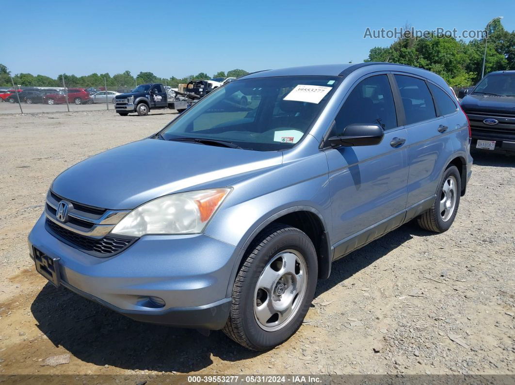 2010 Honda Cr-v Lx Light Blue vin: 5J6RE3H30AL038122