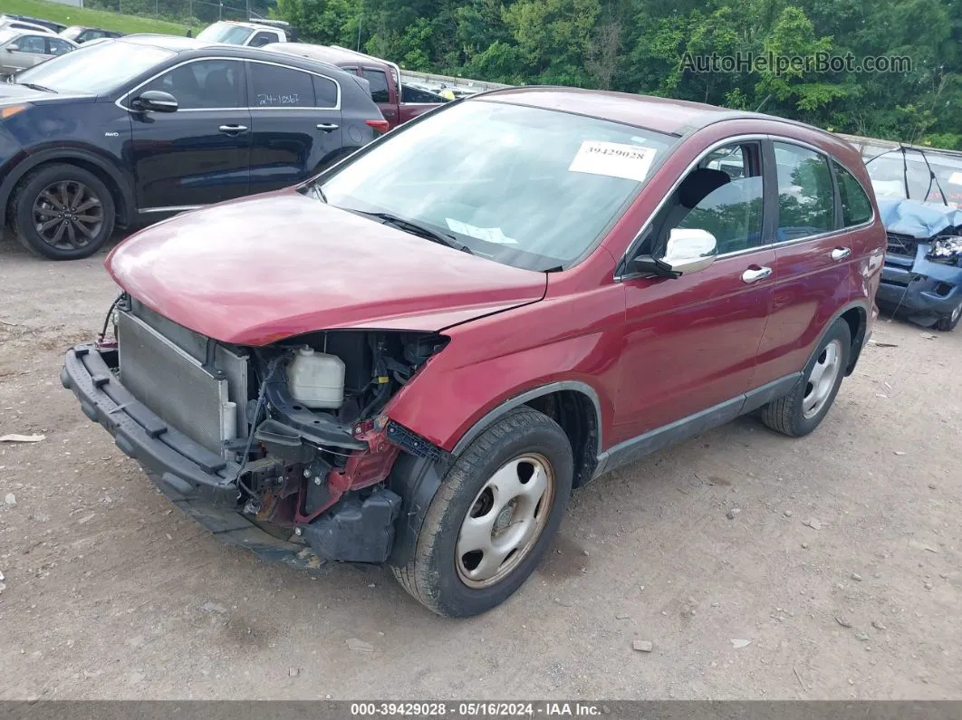 2010 Honda Cr-v Lx Red vin: 5J6RE3H31AL027386