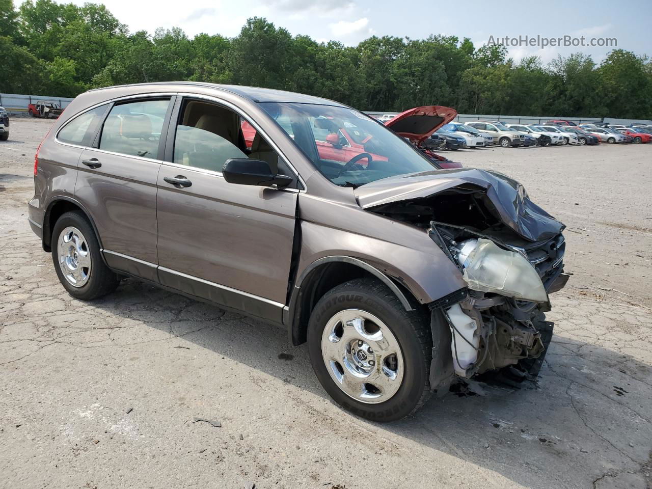 2010 Honda Cr-v Lx Brown vin: 5J6RE3H31AL047363