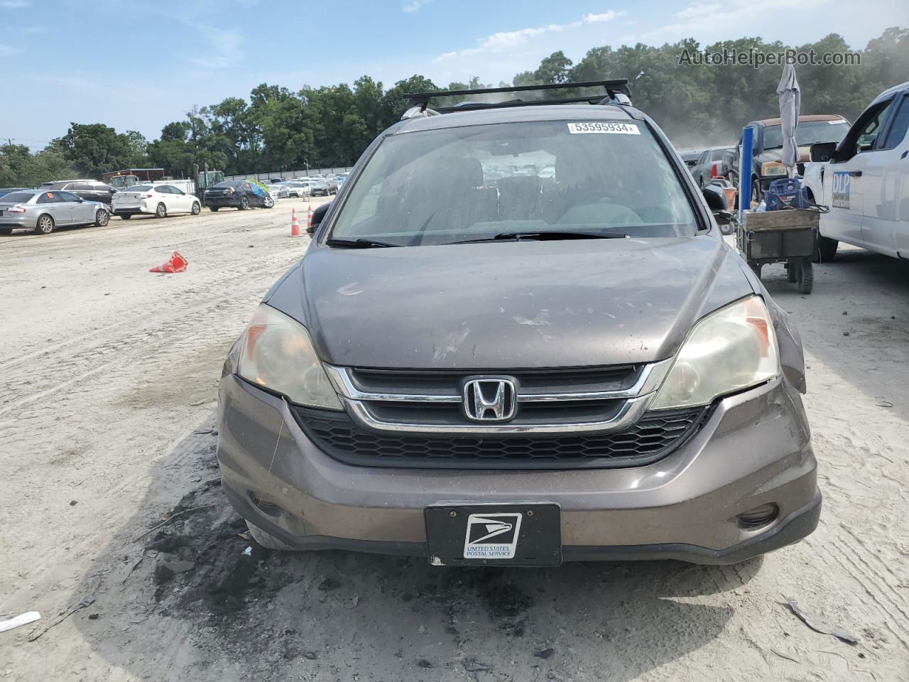 2010 Honda Cr-v Lx Gray vin: 5J6RE3H32AL011942