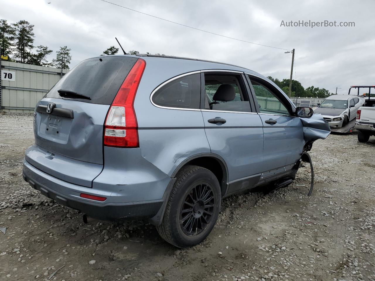 2010 Honda Cr-v Lx Blue vin: 5J6RE3H32AL021855