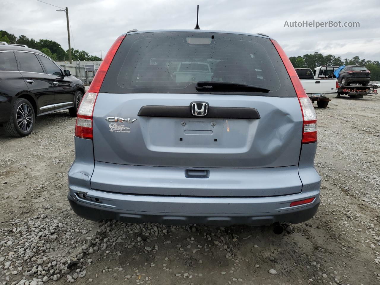 2010 Honda Cr-v Lx Blue vin: 5J6RE3H32AL021855