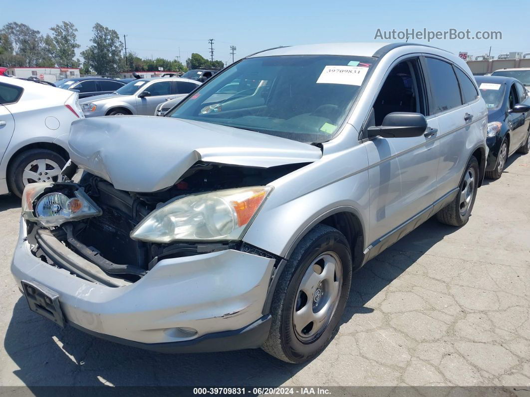 2010 Honda Cr-v Lx Silver vin: 5J6RE3H33AL036560