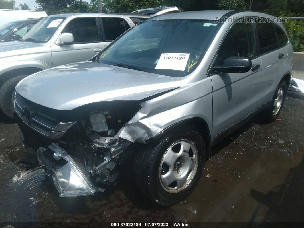 2010 Honda Cr-v Lx Silver vin: 5J6RE3H33AL040205