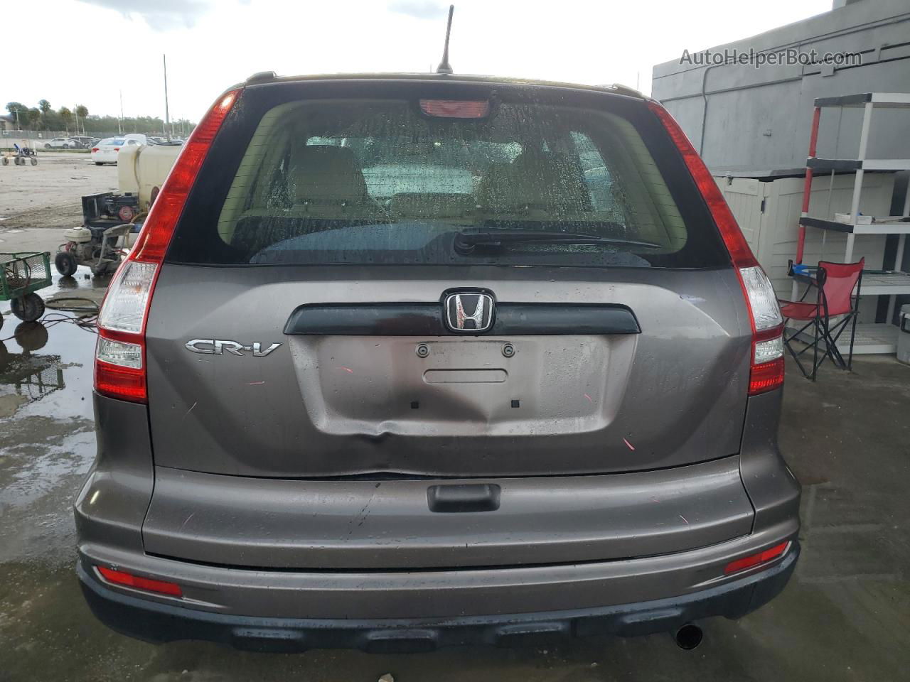 2010 Honda Cr-v Lx Gray vin: 5J6RE3H34AL002580