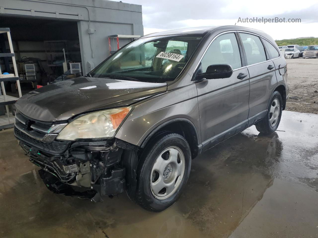 2010 Honda Cr-v Lx Серый vin: 5J6RE3H34AL002580