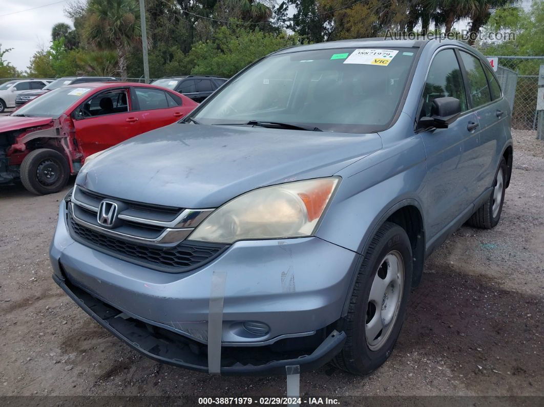 2010 Honda Cr-v Lx Light Blue vin: 5J6RE3H34AL014096